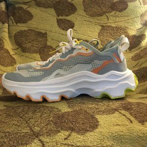 Sorel Athletic Shoes in Gray, White, and Orange